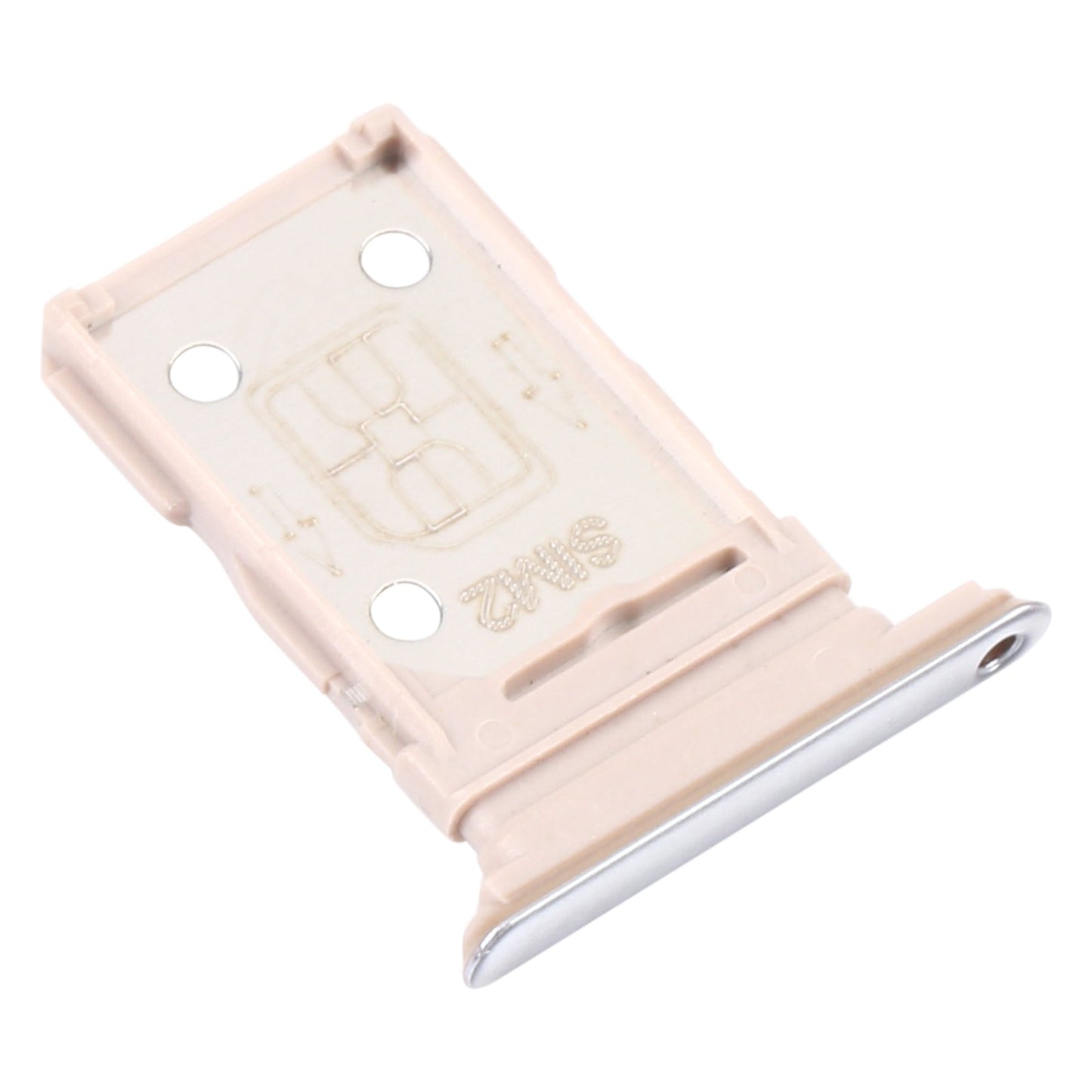 For OPPO Realme X7 Pro SIM Card Tray + SIM Card Tray (Silver)