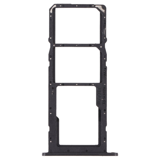 SIM Card Tray + SIM Card Tray + Micro SD Card Tray for Huawei Enjoy 20 SE 4G(Black)