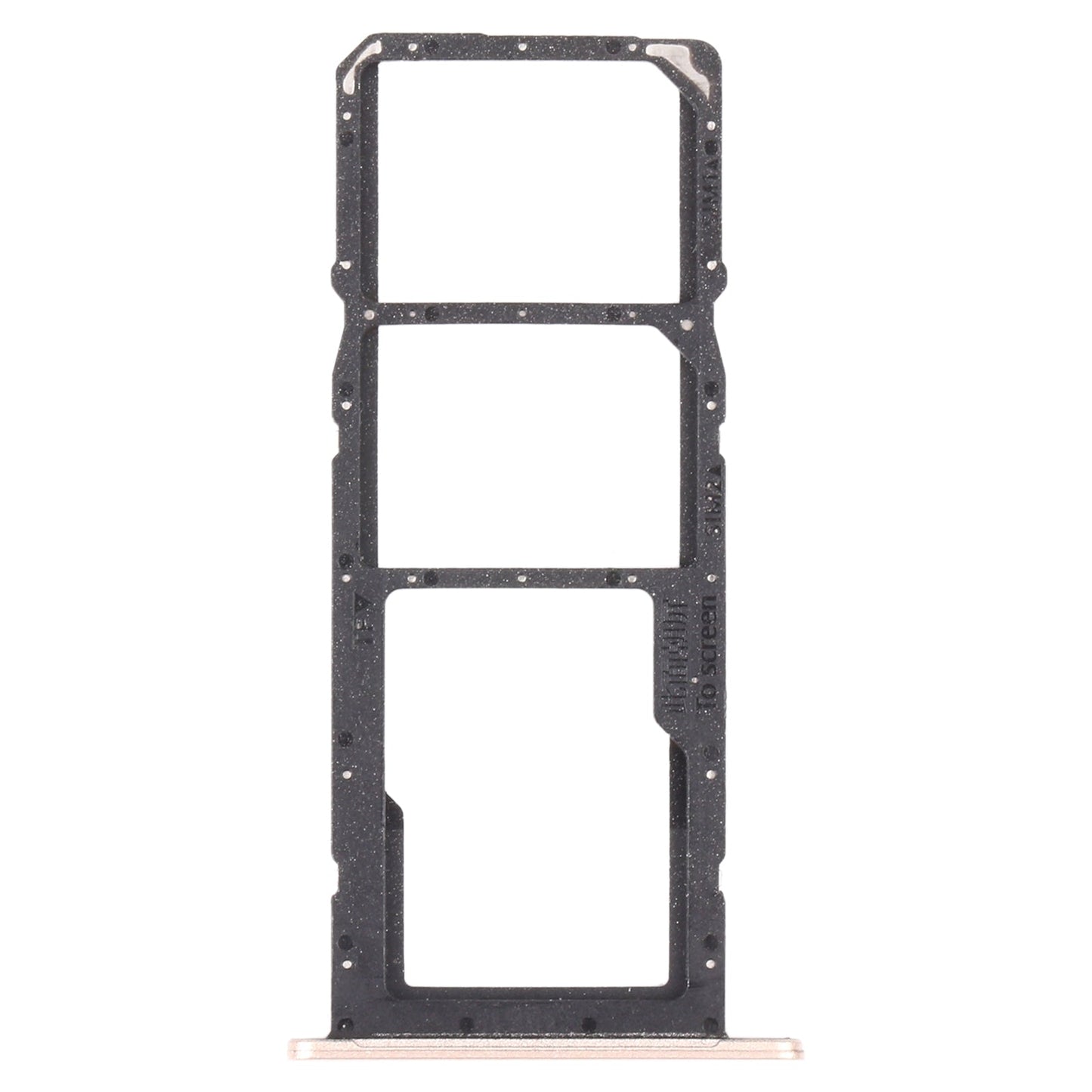 SIM Card Tray + SIM Card Tray + Micro SD Card Tray for Huawei Enjoy 20 SE 4G(Gold)