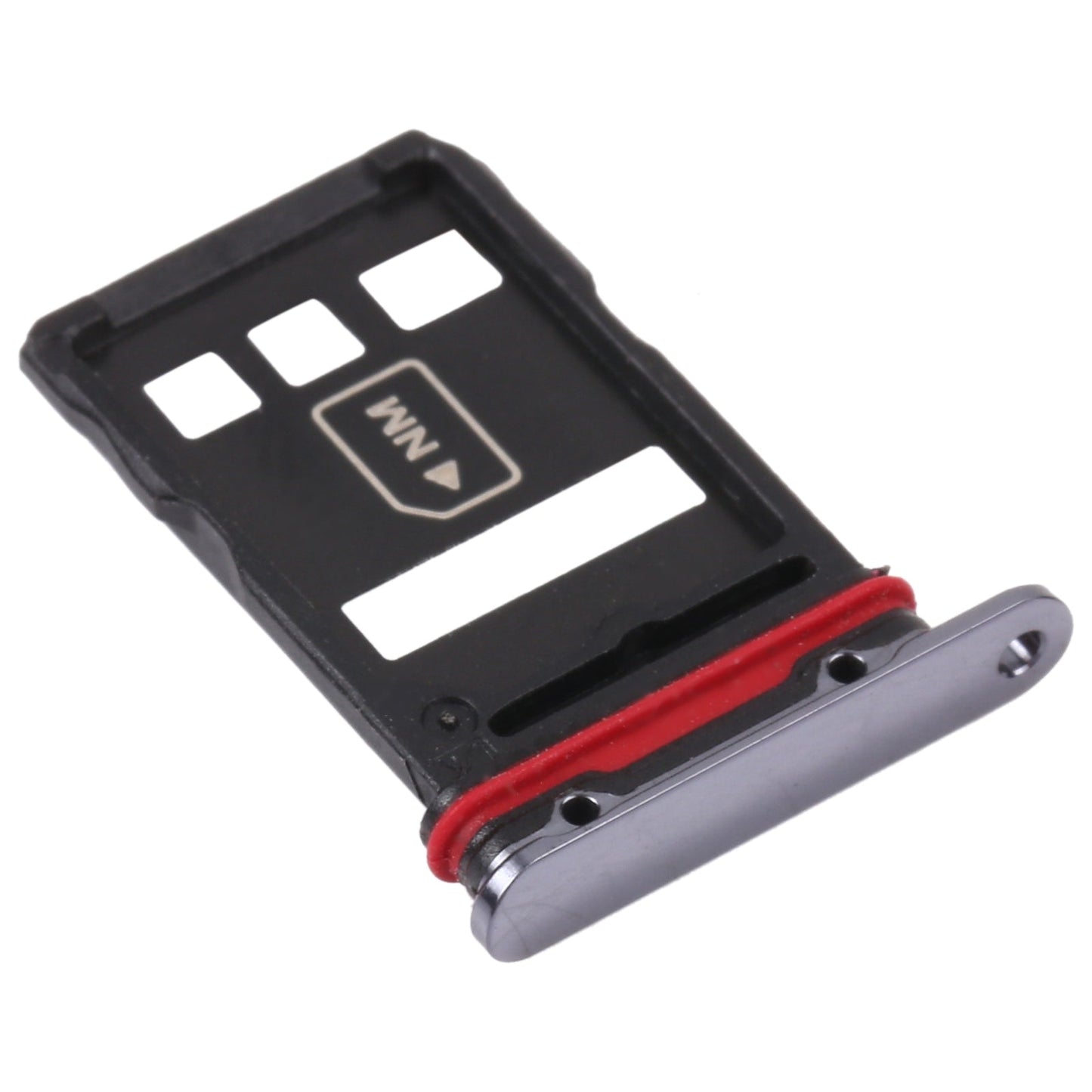SIM Card Tray + NM Card Tray for Huawei Mate 40 Pro (Black)