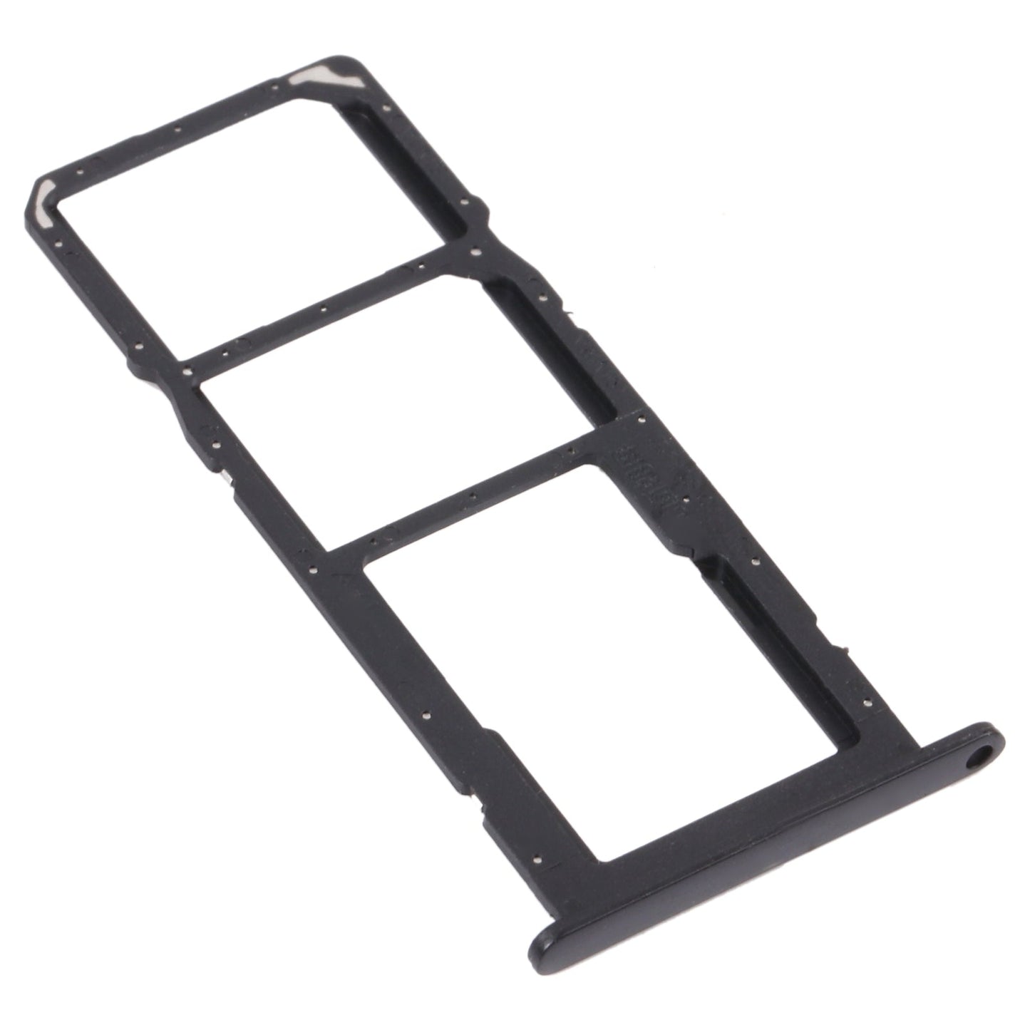 SIM Card Tray + SIM Card Tray + Micro SD Card Tray for Huawei P Smart 2021 (Black)