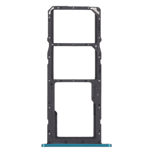 SIM Card Tray + SIM Card Tray + Micro SD Card Tray for Huawei P Smart 2021 (Green)