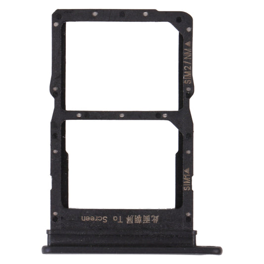 SIM Card Tray + SIM Card Tray / NMicro Card Tray for Honor X10 Max 5G (Black)