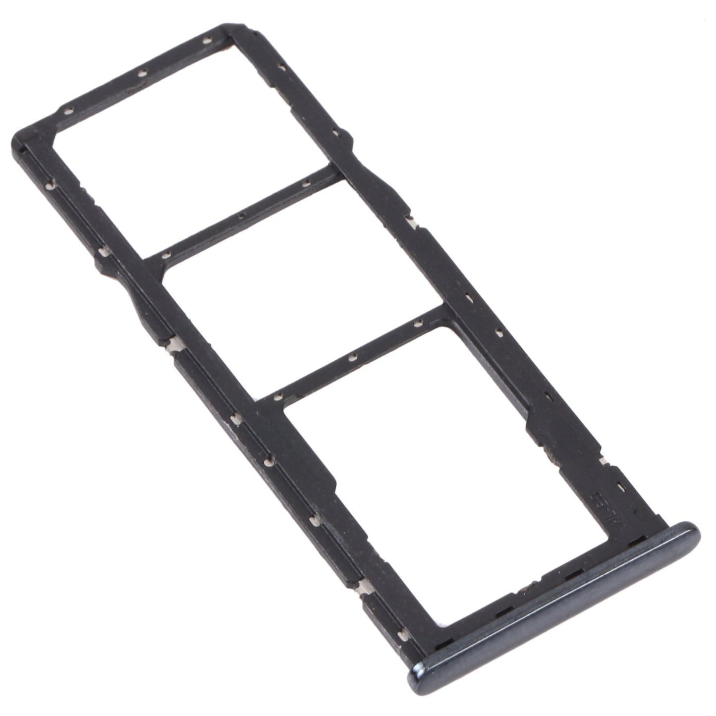 SIM Card Tray + SIM Card Tray + Micro SD Card Tray for Huawei Y5p (Black)