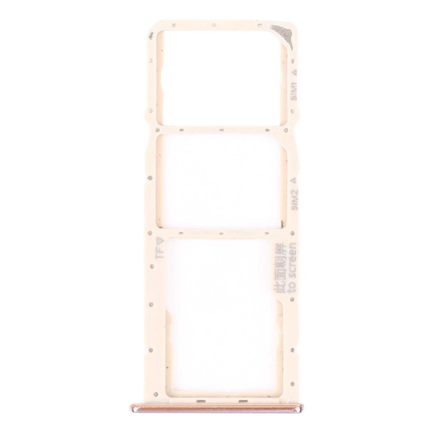 SIM Card Tray + SIM Card Tray + Micro SD Card Tray for Huawei Y5p (Gold)