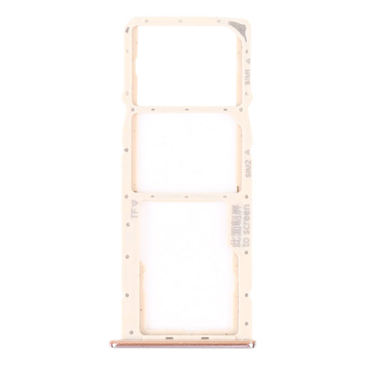 SIM Card Tray + SIM Card Tray + Micro SD Card Tray for Huawei Y5p (Gold)