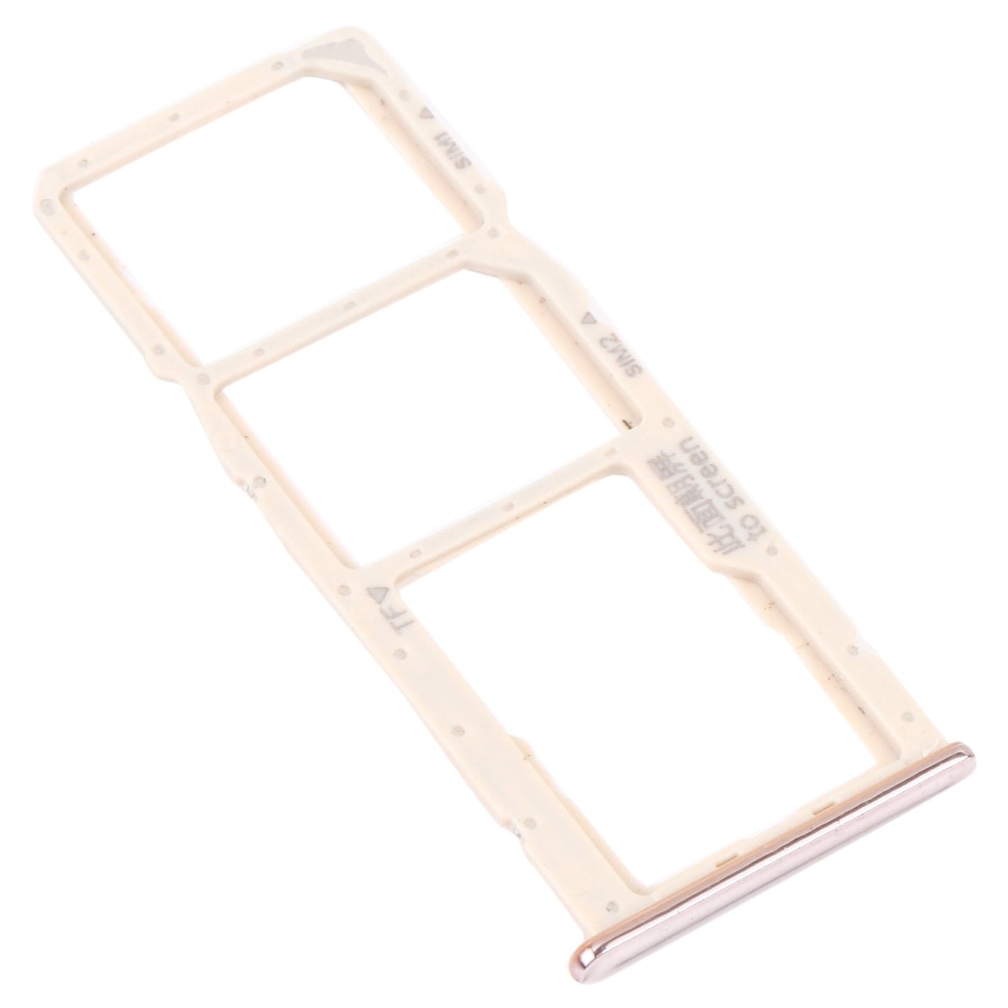 SIM Card Tray + SIM Card Tray + Micro SD Card Tray for Huawei Y5p (Gold)