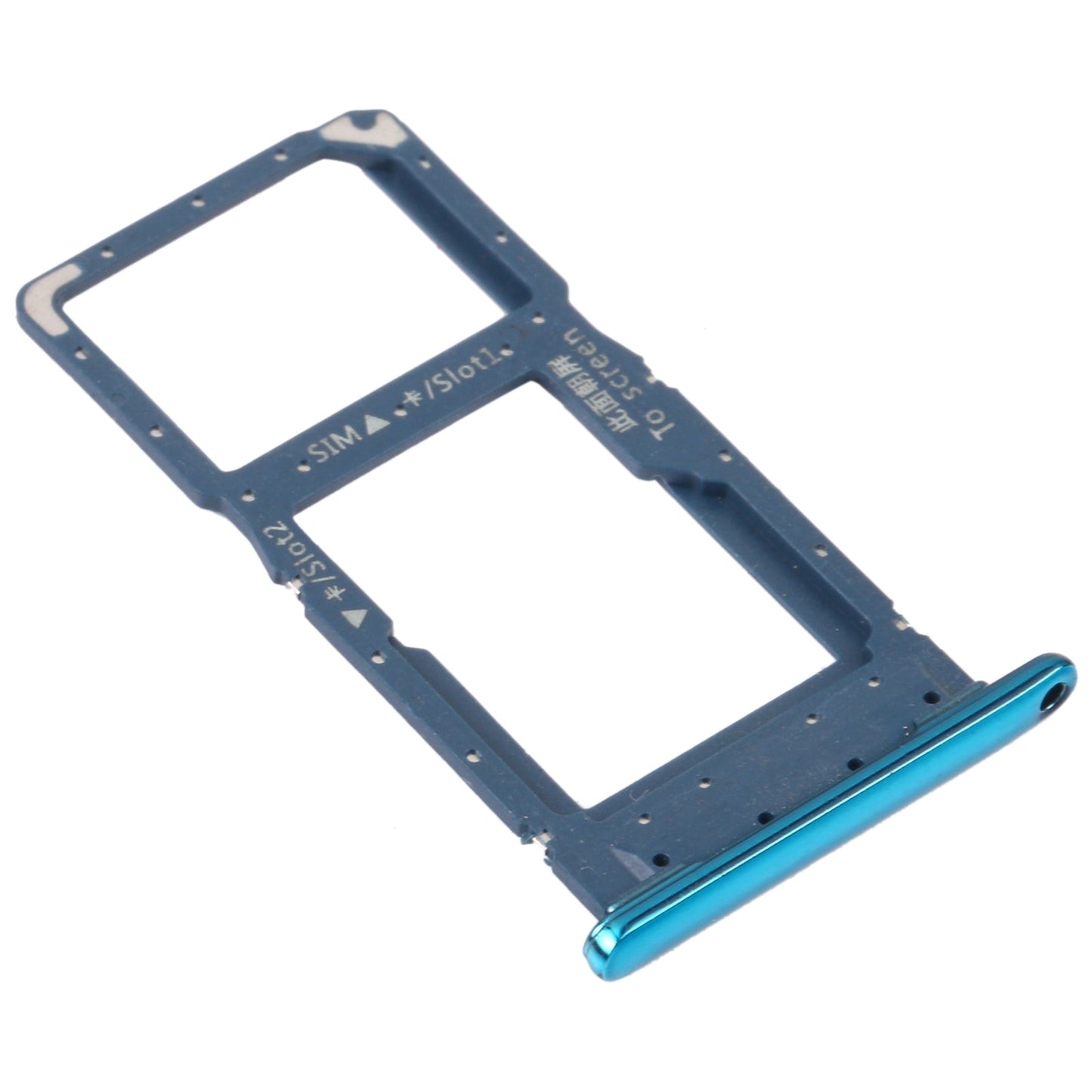 SIM Card Tray + SIM Card Tray / Micro SD Card Tray for Honor 9S (Green)