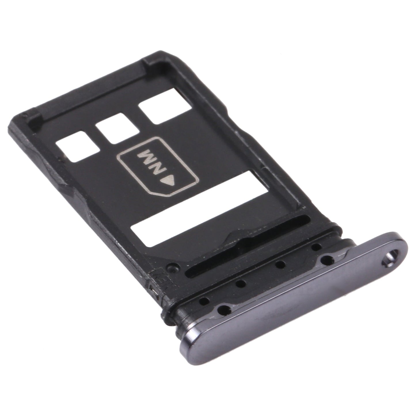 SIM Card Tray + NM Card Tray for Huawei P40 Pro+ (Black)