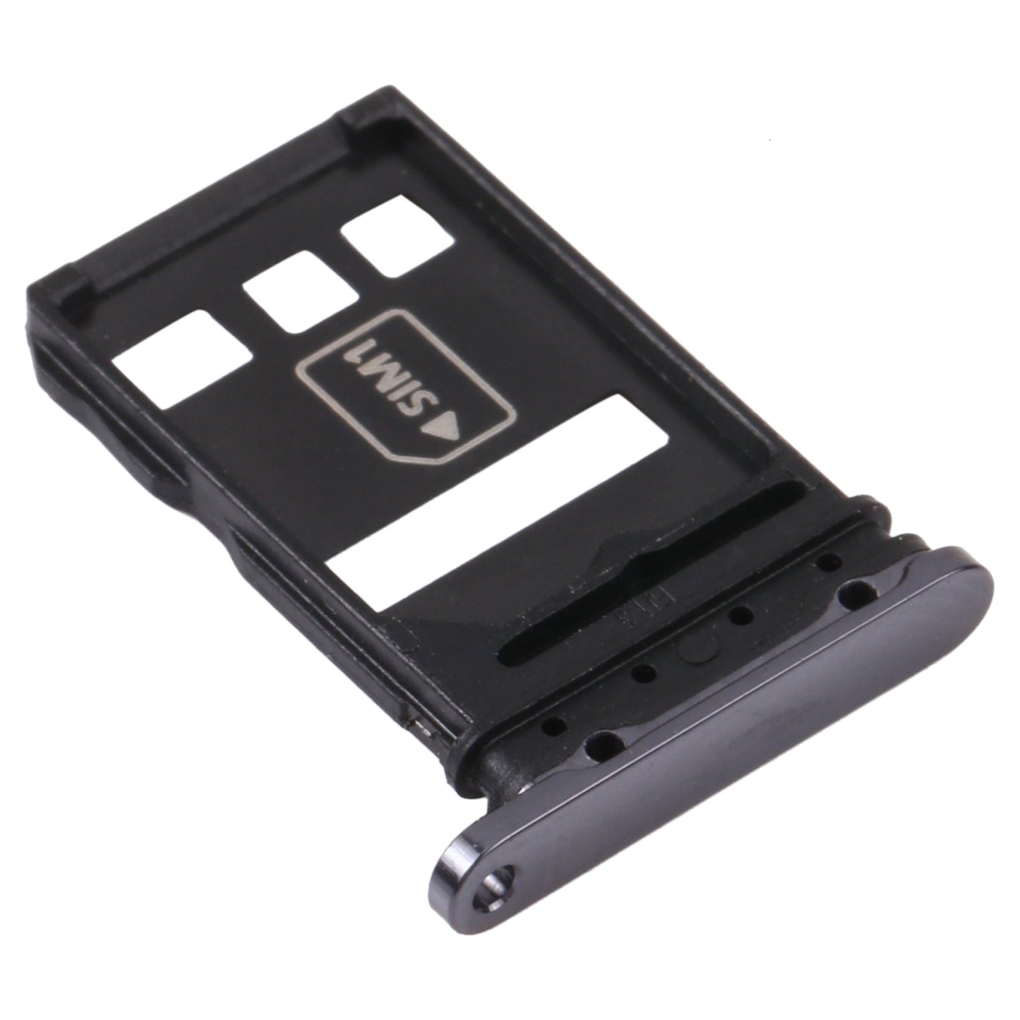 SIM Card Tray + NM Card Tray for Huawei P40 Pro+ (Black)