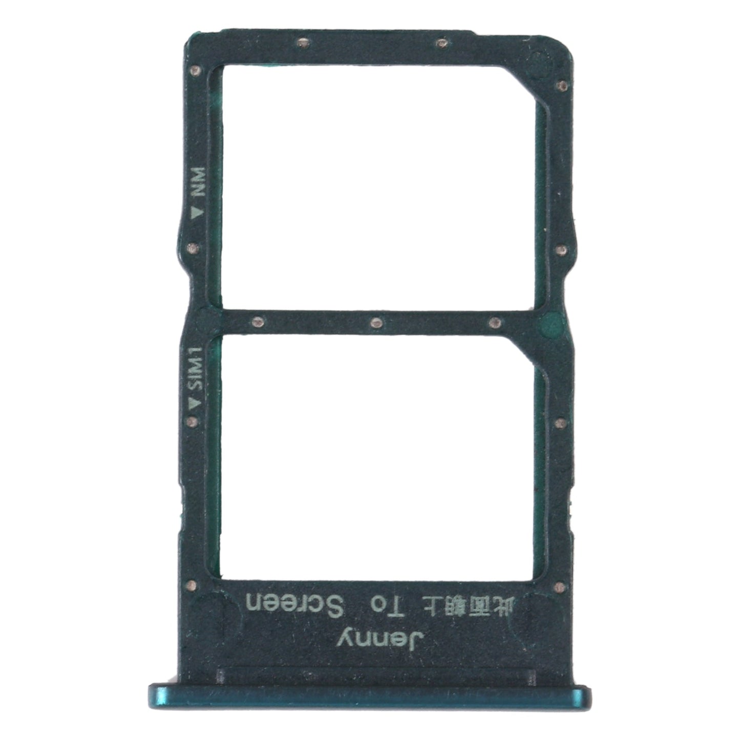 SIM Card Tray + NM Card Tray for Huawei Nova 7i (Green)