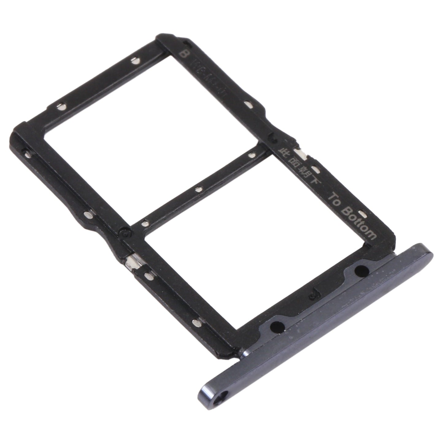 SIM Card Tray + SIM Card Tray for Huawei Nova 5T (Black)