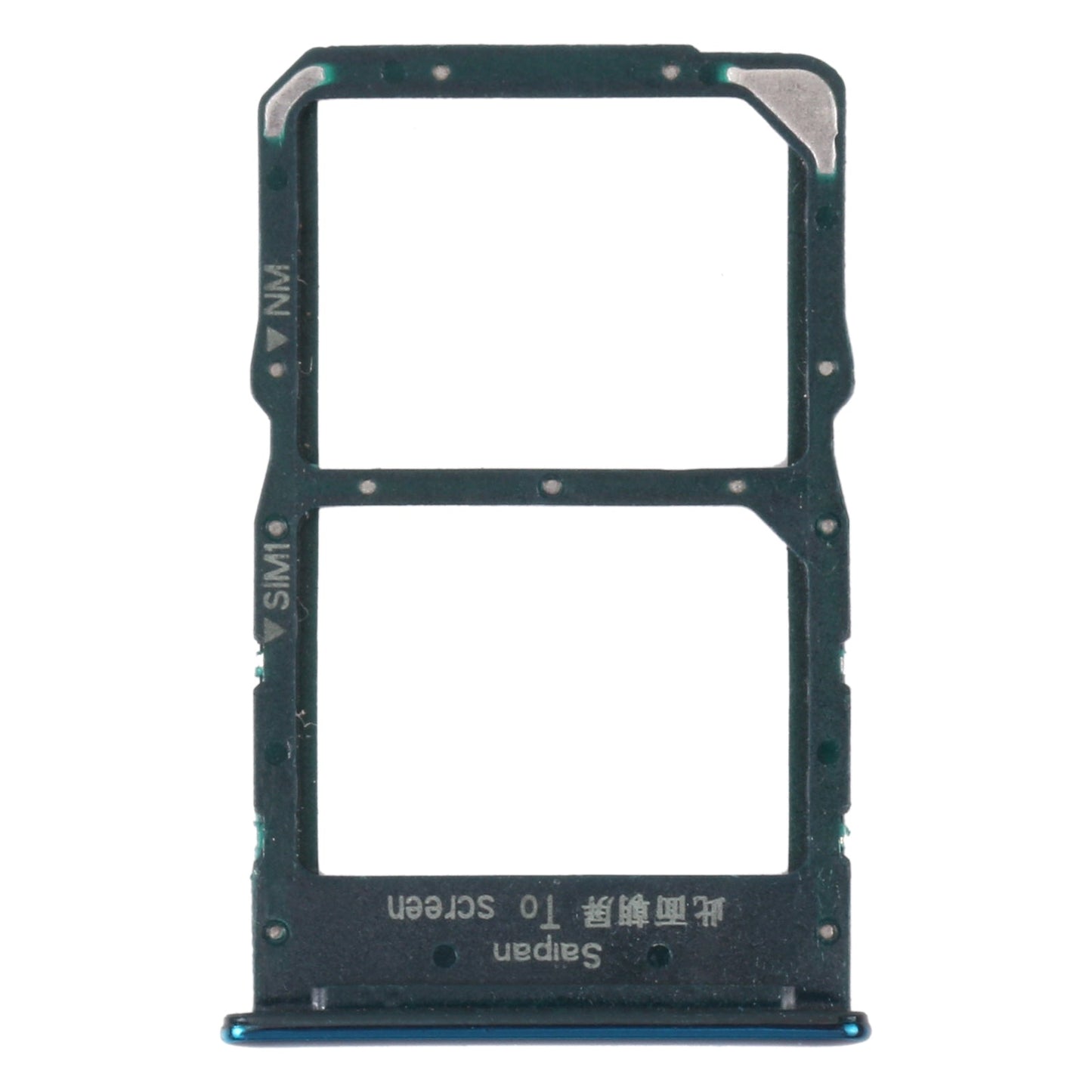 SIM Card Tray + NM Card Tray for Huawei Mate 30 Lite (Green)
