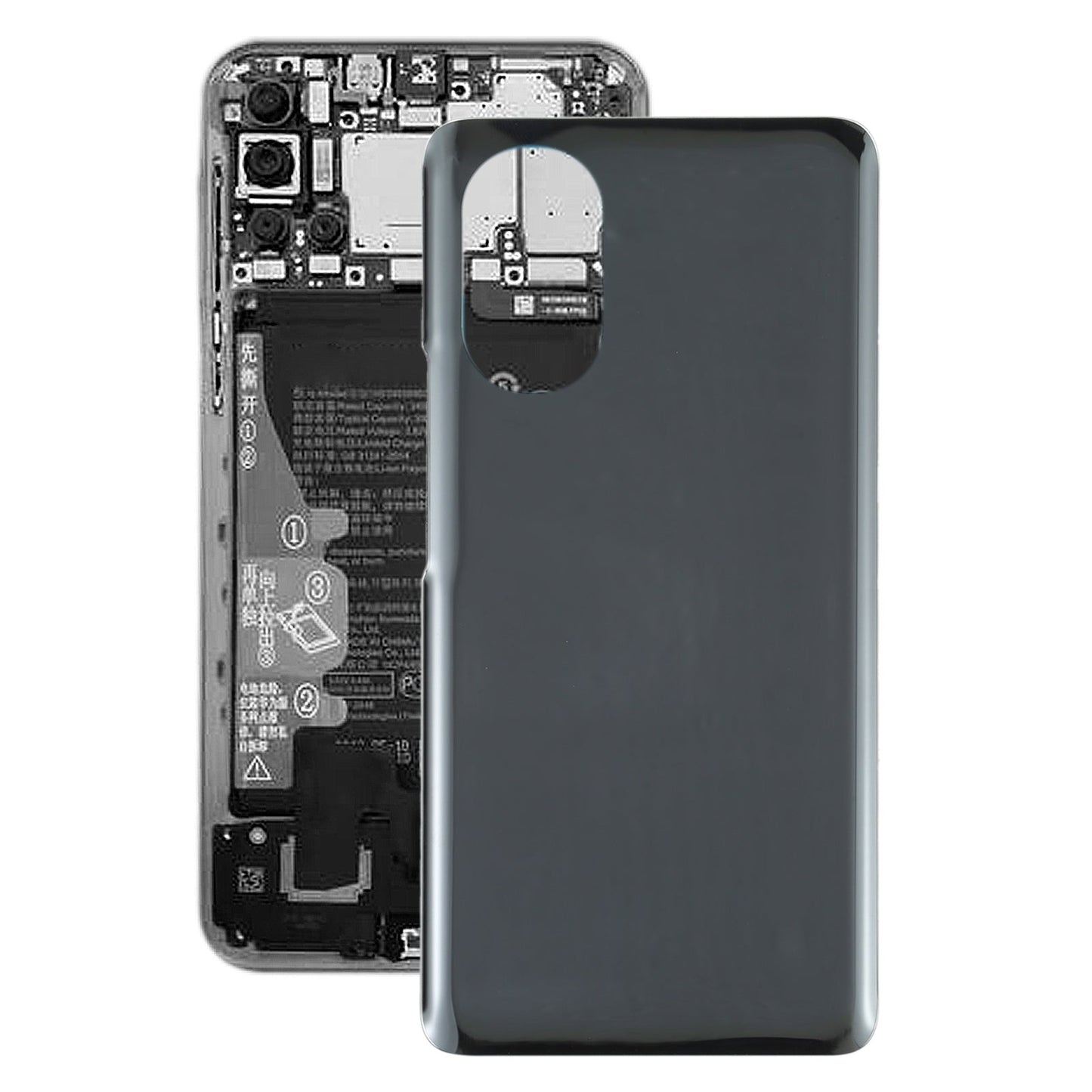 Battery Back Cover for Huawei Nova 8(Black)