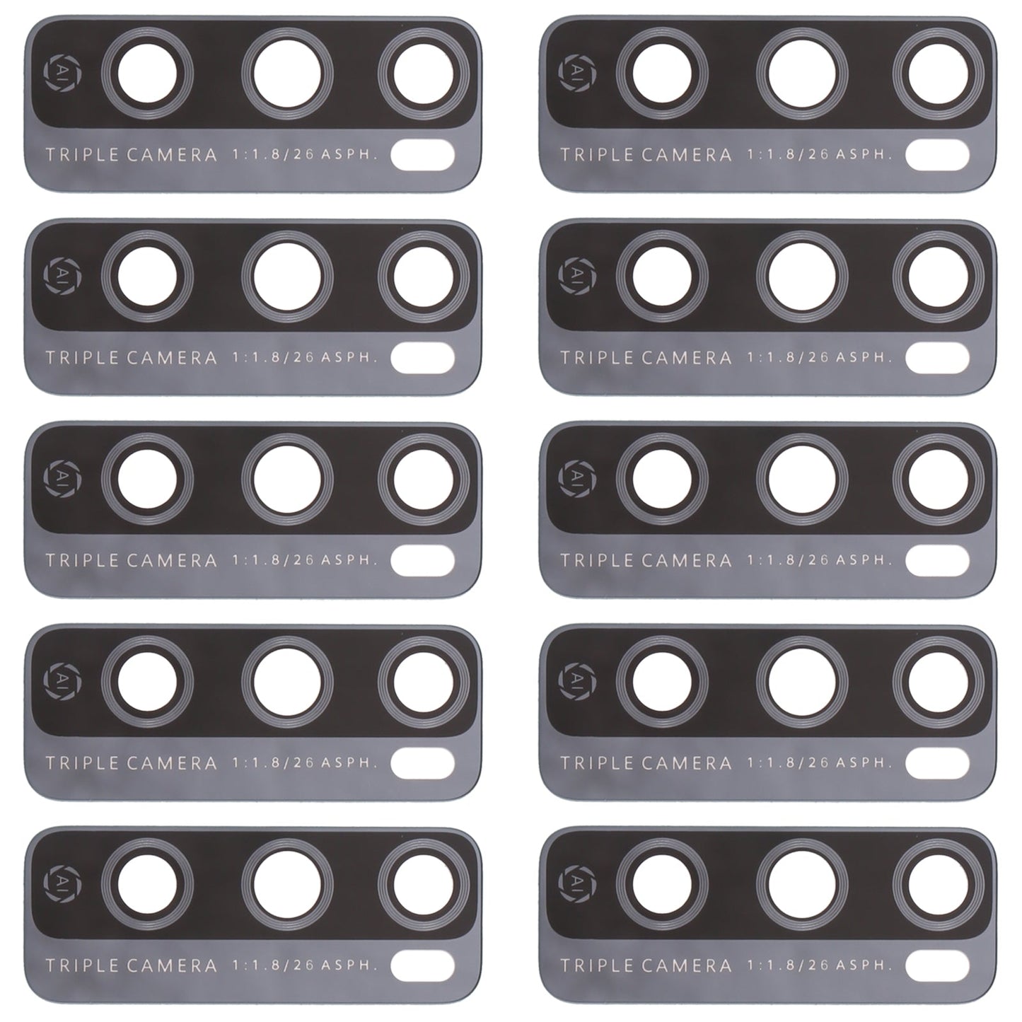 For Huawei Enjoy 20 Pro 10pcs Back Camera Lens 