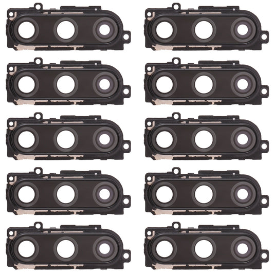 For Huawei Enjoy 10  10pcs Camera Lens Cover (Black)