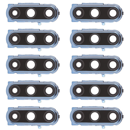 For Huawei Enjoy 10 Plus  10pcs Camera Lens Cover (Blue)
