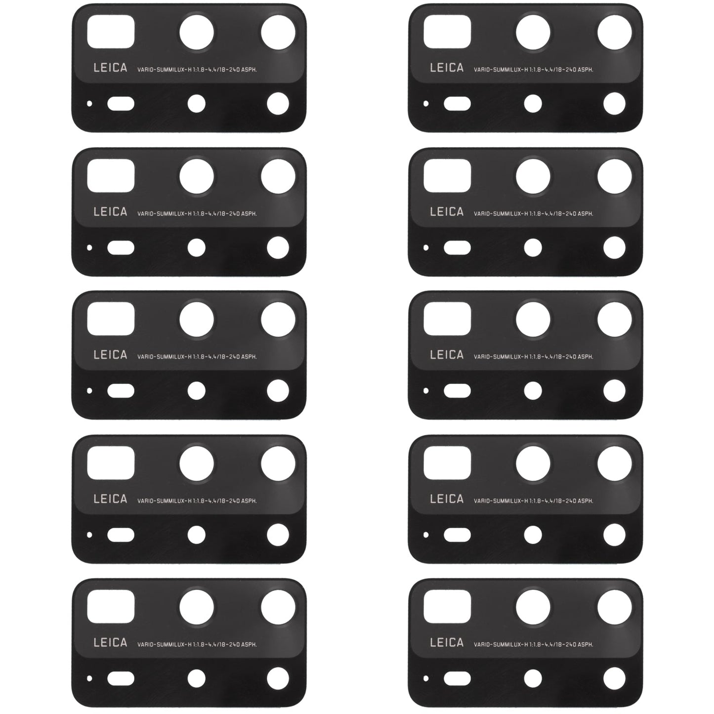 For Huawei P40 Pro+ 10pcs Back Camera Lens 