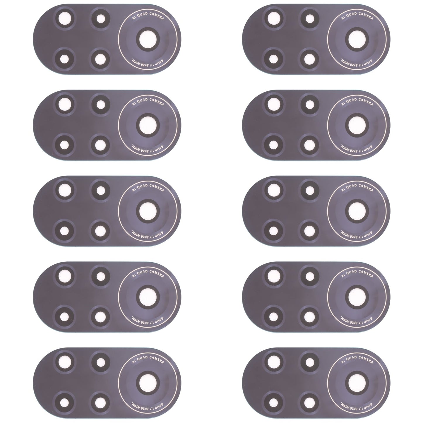 For Huawei Nova 8 Pro 5G 10pcs Back Camera Lens 