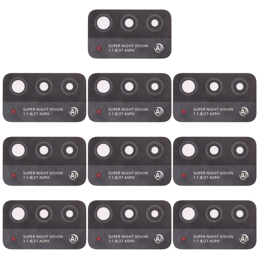 For Honor X10 Max 5G 10pcs Back Camera Lens 