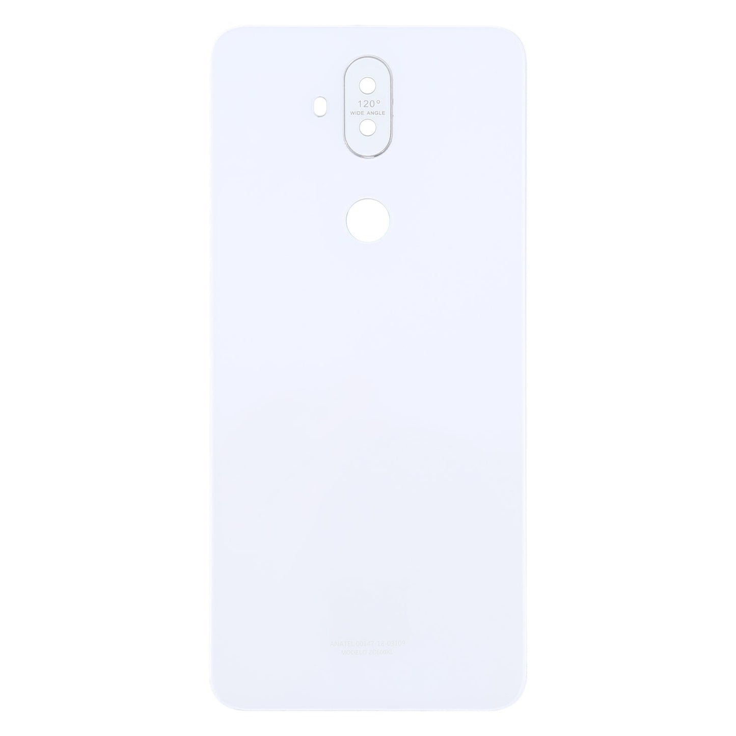 Grass Material Battery Back Cover With Camera Lens for Asus Zenfone 5 Lite ZC600KL(White)