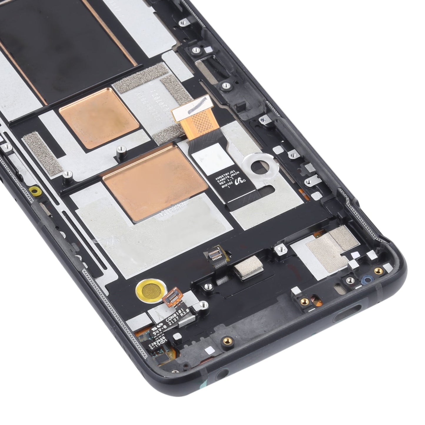 Original OLED LCD Screen for Asus ROG Phone 5 ZS673KS Digitizer Full Assembly with Frame?Black)