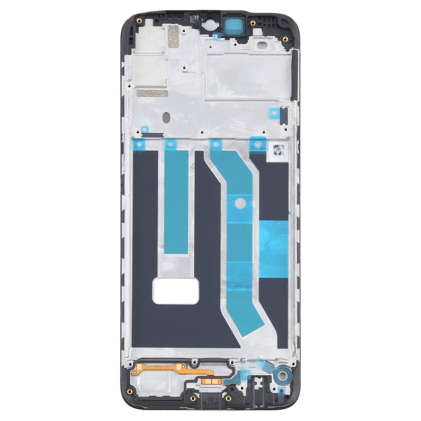 For OPPO Realme C3 / Realme 5 / Realme 5i / Realme 5s RMX2030 RMX2032 RMX1925 RMX2027 RMX2020 RMX2021 RMX1911 RMX1919 Front Housing LCD Frame Bezel Plate