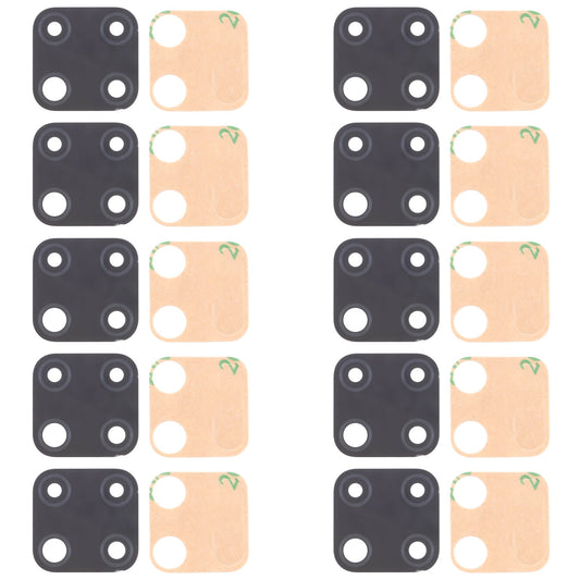 For OPPO Realme C25 RMX3193, RMX3191 10pcs Back Camera Lens