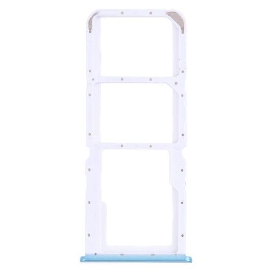 For OPPO Realme 7i RMX2103  SIM Card Tray + SIM Card Tray + Micro SD Card Tray (Blue)