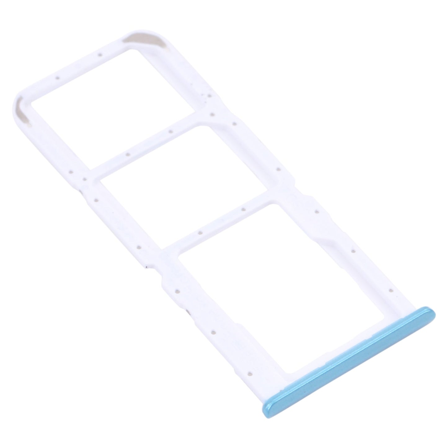 For OPPO Realme 7i RMX2103  SIM Card Tray + SIM Card Tray + Micro SD Card Tray (Blue)