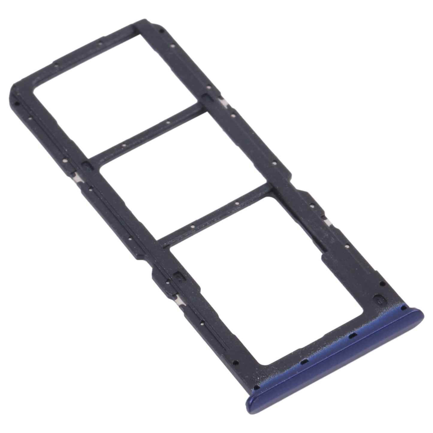 For OPPO Realme C17 RMX2101  SIM Card Tray + SIM Card Tray + Micro SD Card Tray (Blue)