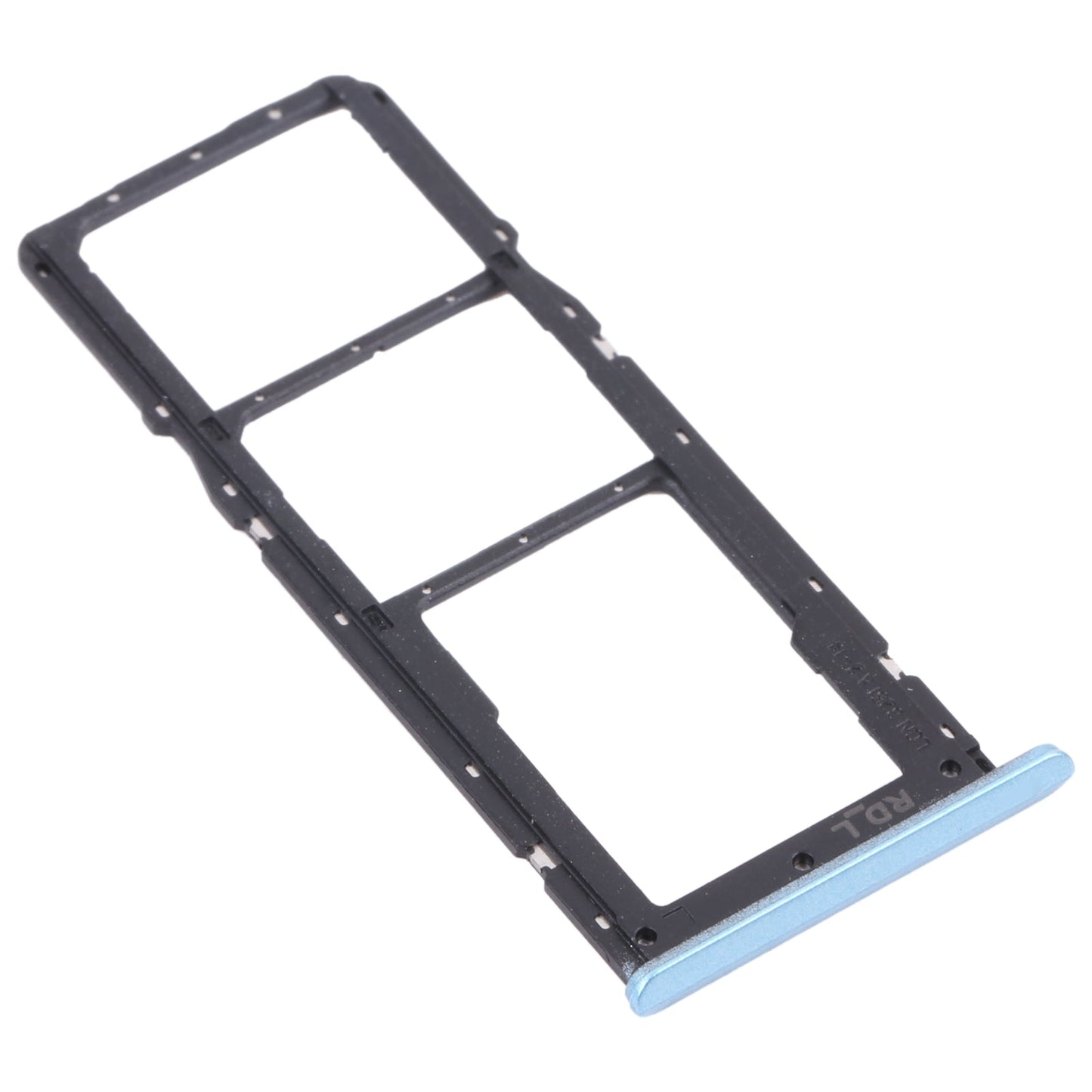 For OPPO Realme C20 / Realme C20A RMX3063, RMX3061  SIM Card Tray + SIM Card Tray + Micro SD Card Tray (Blue)