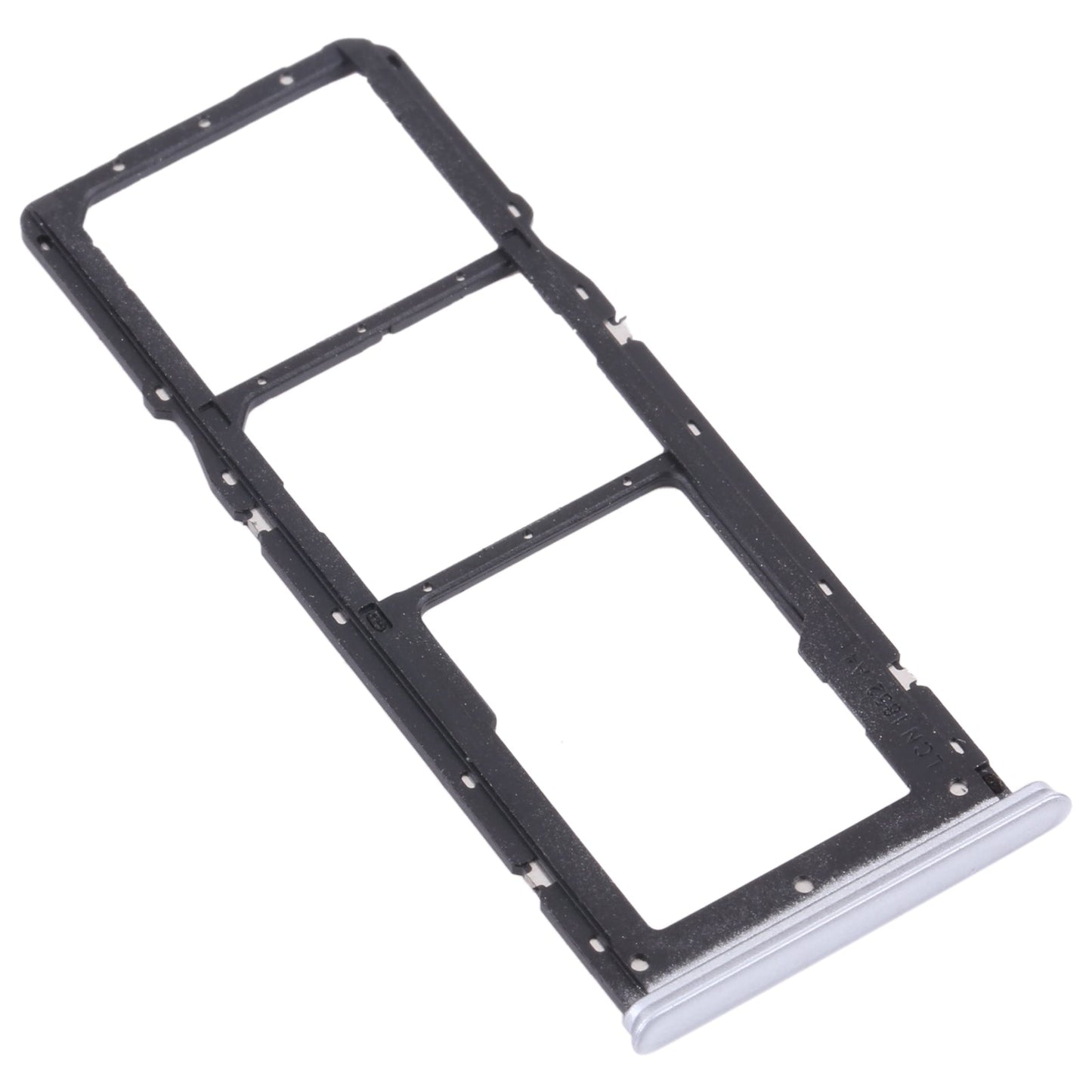 For OPPO Realme 7 (Asia) RMX2151, RMX2163  SIM Card Tray + SIM Card Tray + Micro SD Card Tray (Silver)