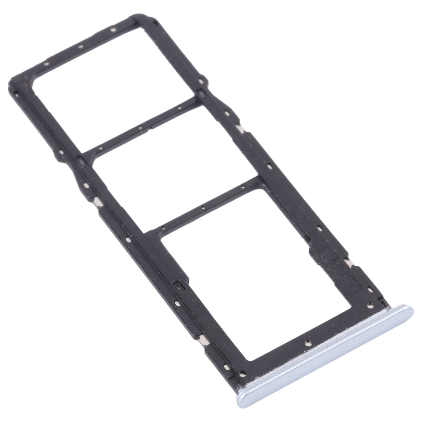 For OPPO Realme 7 (Asia) RMX2151, RMX2163  SIM Card Tray + SIM Card Tray + Micro SD Card Tray (White)