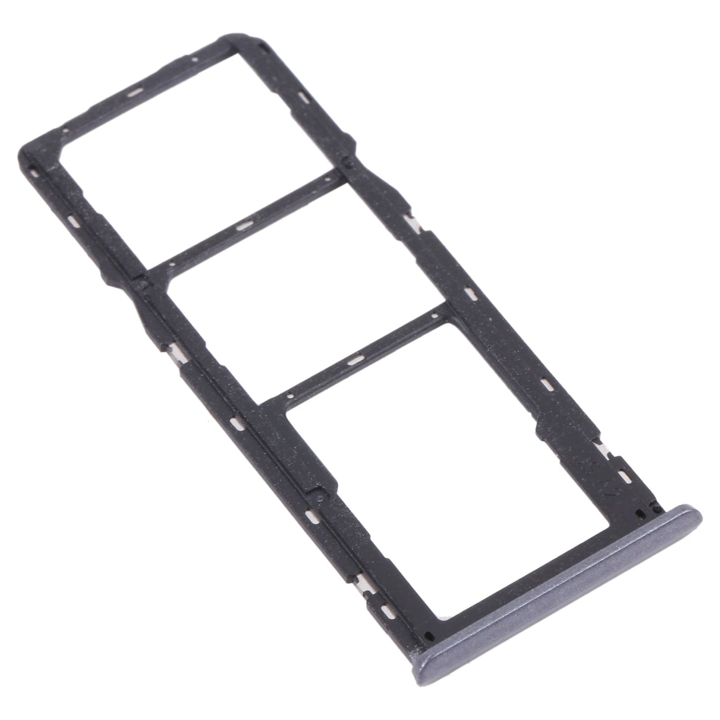 For OPPO Realme C3 RMX2027, RMX2020, RMX2021  SIM Card Tray + SIM Card Tray + Micro SD Card Tray (Grey)