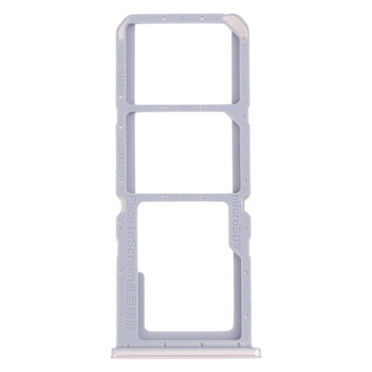 For OPPO A54 CPH2239 / A55 4G SIM Card Tray + SIM Card Tray + Micro SD Card Tray(Gold)