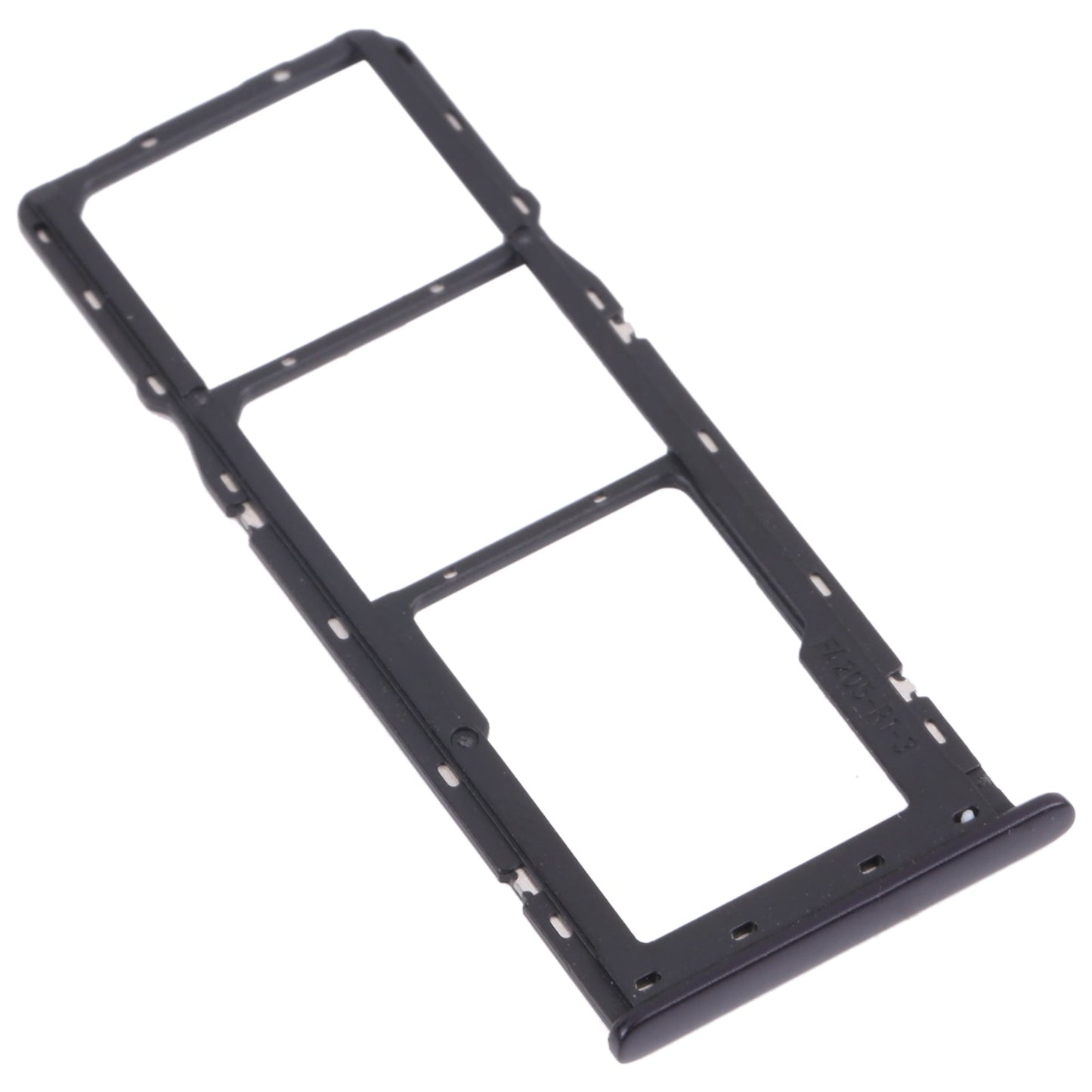 For OPPO A12 CPH2083, CPH2077  SIM Card Tray + SIM Card Tray + Micro SD Card Tray (Black)