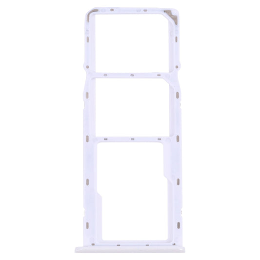 For OPPO Realme 6  SIM Card Tray + SIM Card Tray + Micro SD Card Tray (White)