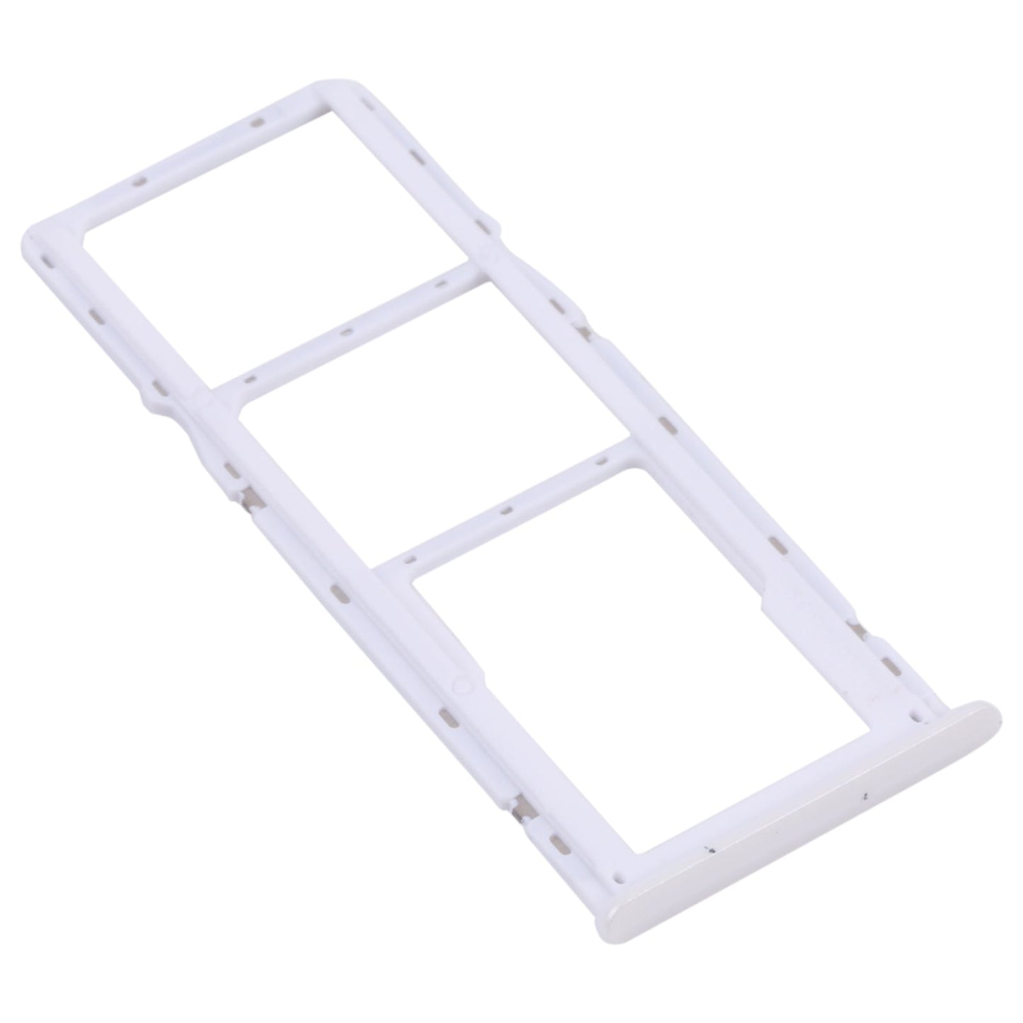 For OPPO Realme 6  SIM Card Tray + SIM Card Tray + Micro SD Card Tray (White)