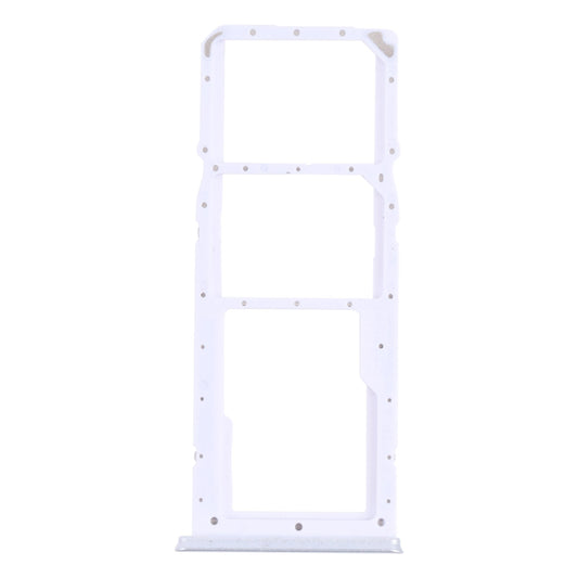 For OPPO Realme 7i (Global)  SIM Card Tray + SIM Card Tray + Micro SD Card Tray (Silver)