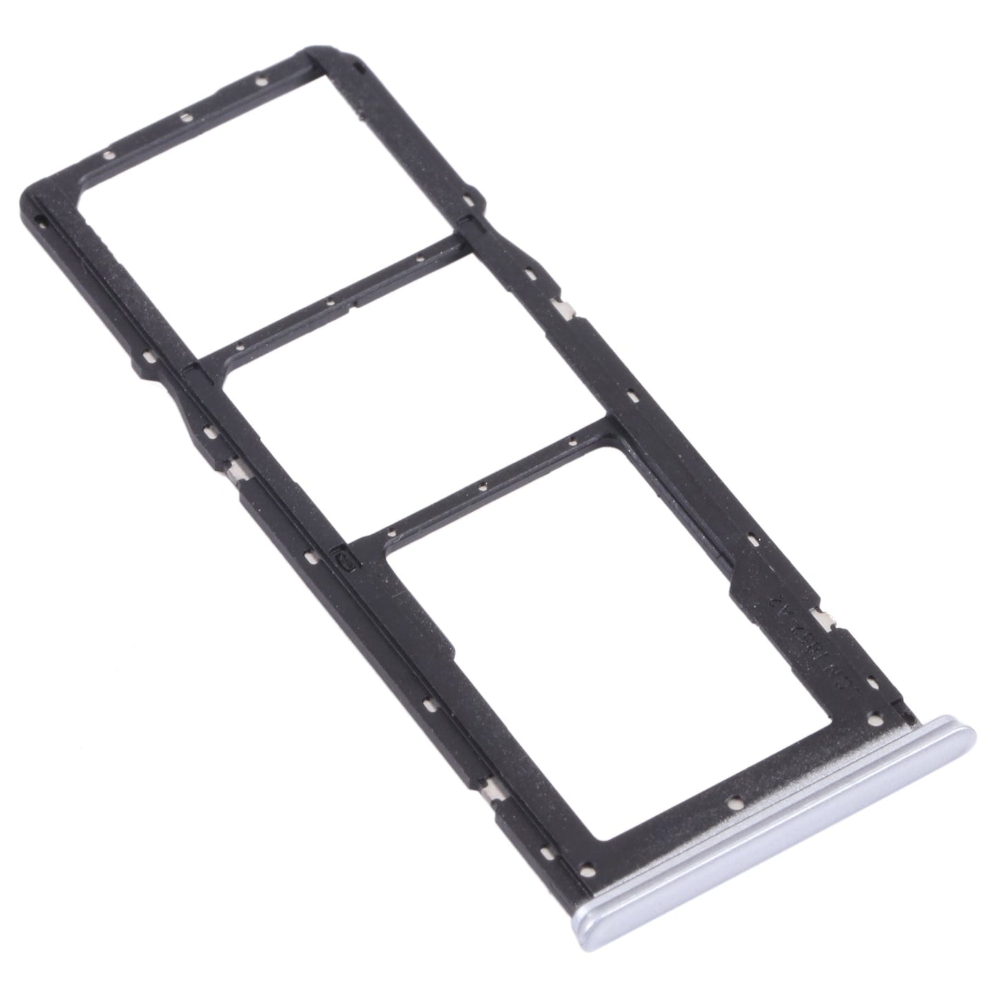 For OPPO Realme 7 (Global)  SIM Card Tray + SIM Card Tray + Micro SD Card Tray (Silver)