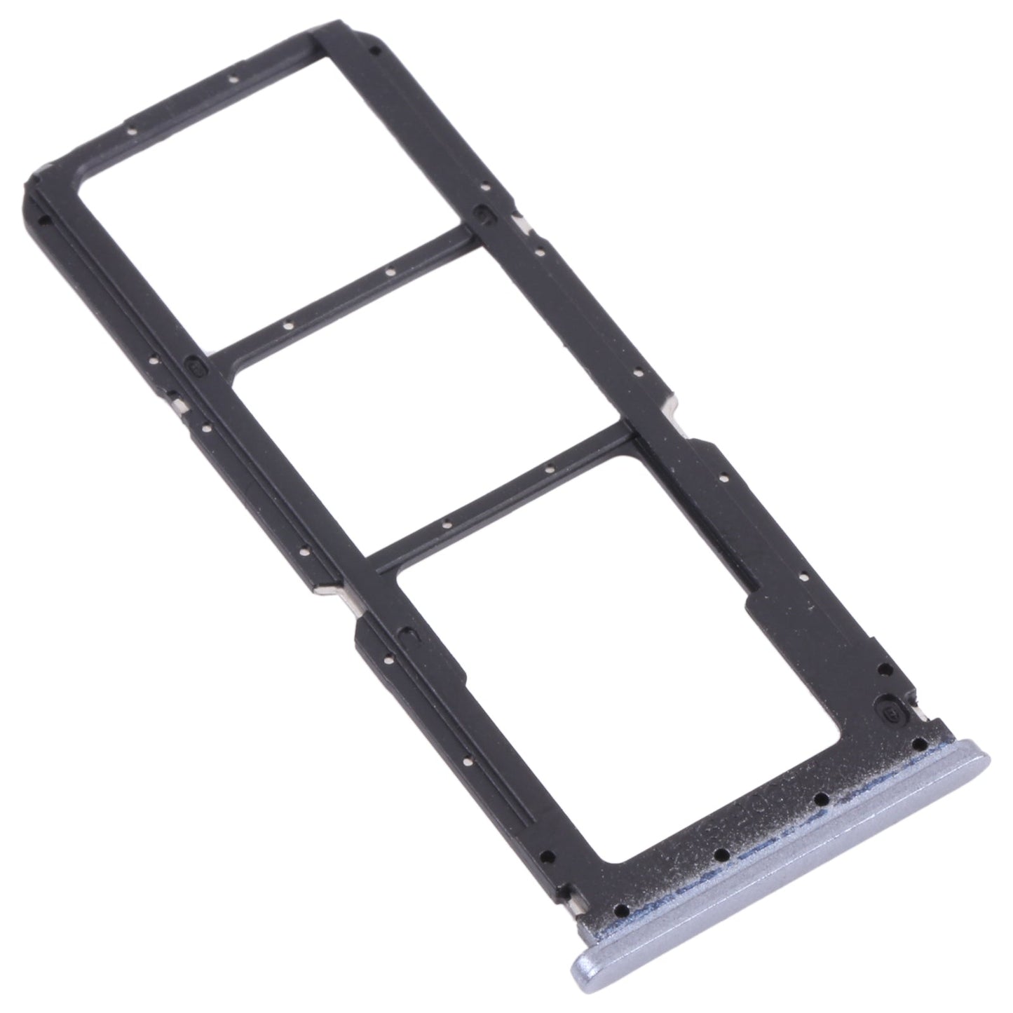 For OPPO A55 PEMM00, PEMM20, PEMT00, PEMT20  SIM Card Tray + SIM Card Tray + Micro SD Card Tray (Black)