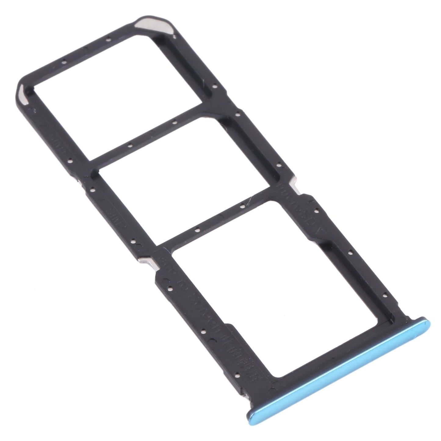 For OPPO A74 5G / A54 5G / A93 PCGM00, PEHM00  SIM Card Tray + SIM Card Tray + Micro SD Card Tray(Blue)