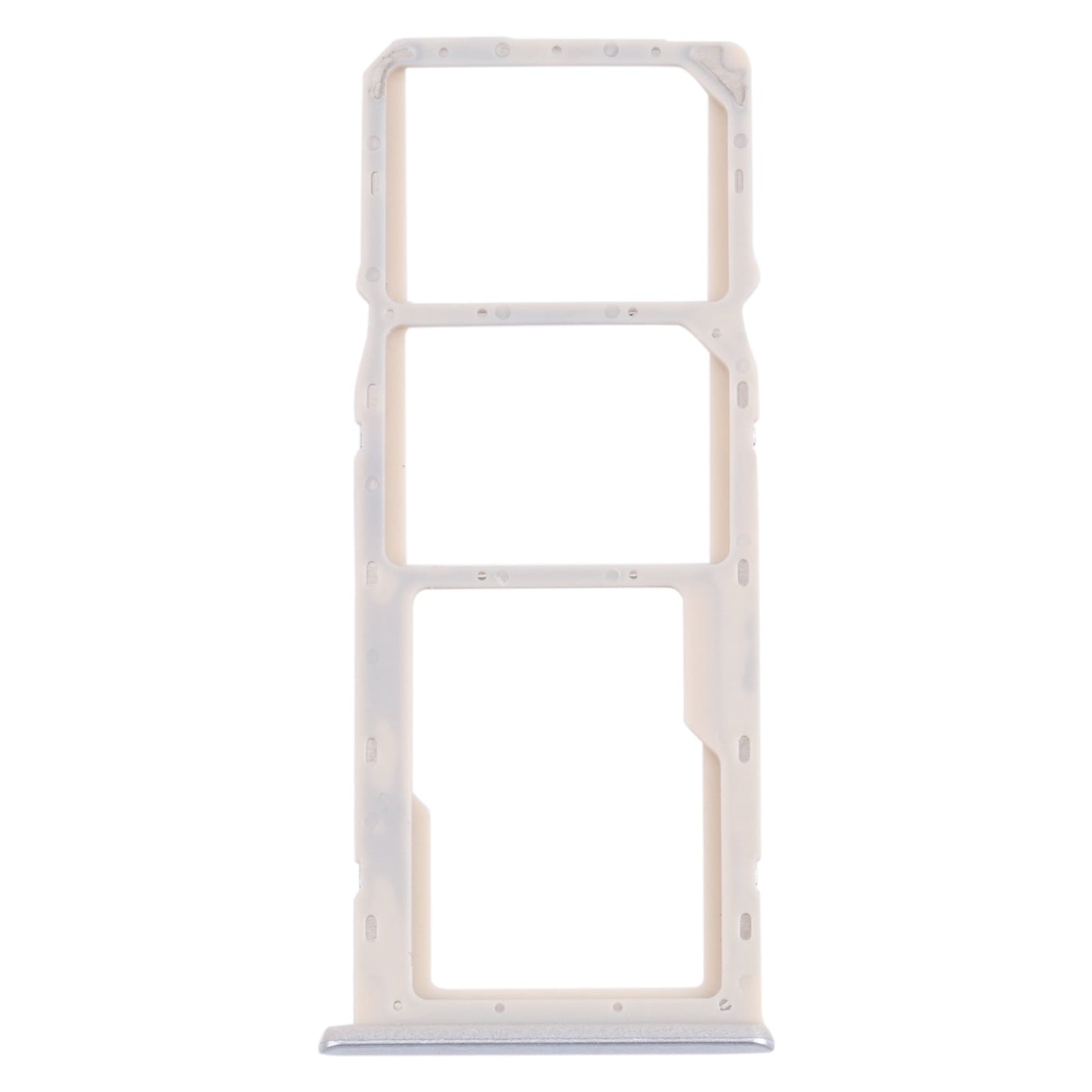 For OPPO A35 CPH2179  SIM Card Tray + SIM Card Tray + Micro SD Card Tray (White)