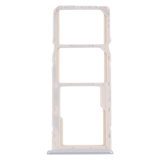 For OPPO A35 CPH2179  SIM Card Tray + SIM Card Tray + Micro SD Card Tray (White)