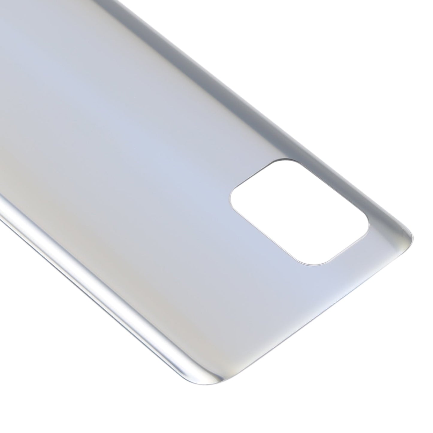 Glass Battery Back Cover with Adhesive for Asus Zenfone 8 ZS590KS(Jet Silver)