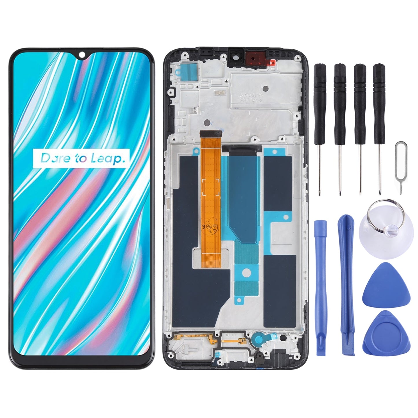 Original LCD Screen and Digitizer Full Assembly With Frame for OPPO A55 5G / Realme V11 5G PEMM00 PEMM20 PEMT00 PEMT20