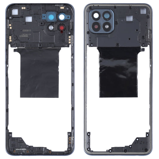 For OPPO Reno4 SE/A93 4G/OPPO Reno4 F/Reno4 Lite/F17 Pro PEAT00, PEAM00 Original Middle Frame Bezel Plate (Black)
