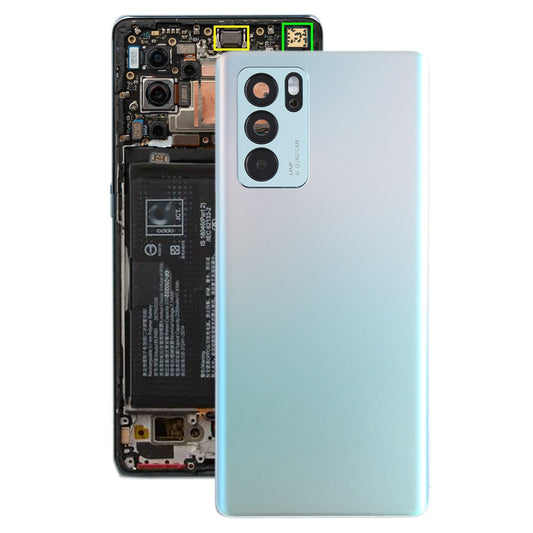 For OPPO Reno6 Pro 5G PEPM00, CPH2249 Original Battery Back Cover (Twilight)