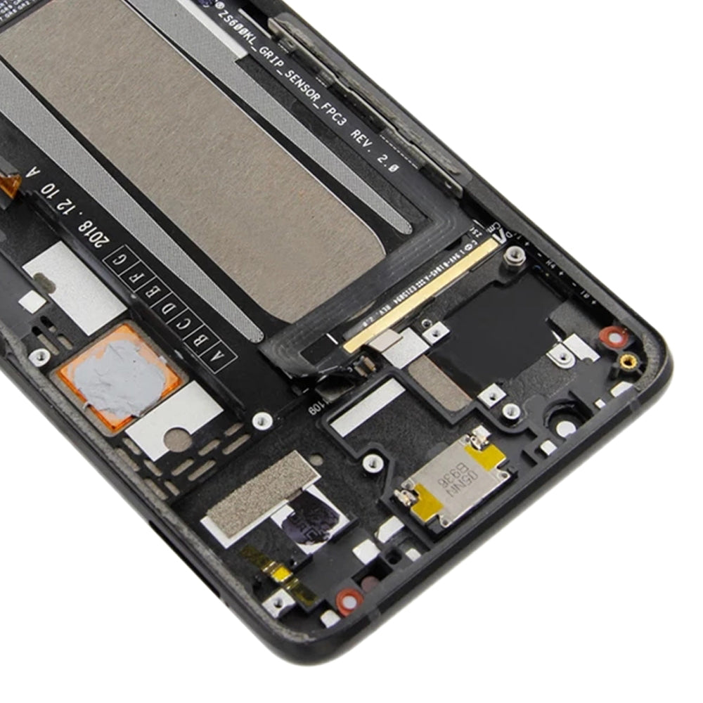 Original LCD Screen for Asus ROG Phone ZS600KL Z01QD Digitizer Full Assembly with Frame?Black)